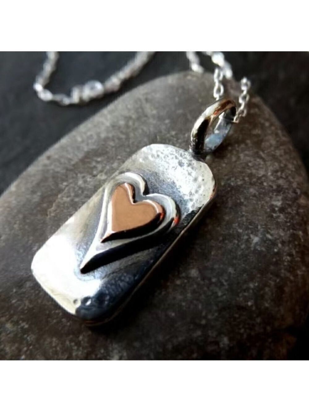 Pendant Necklace with Heart #836